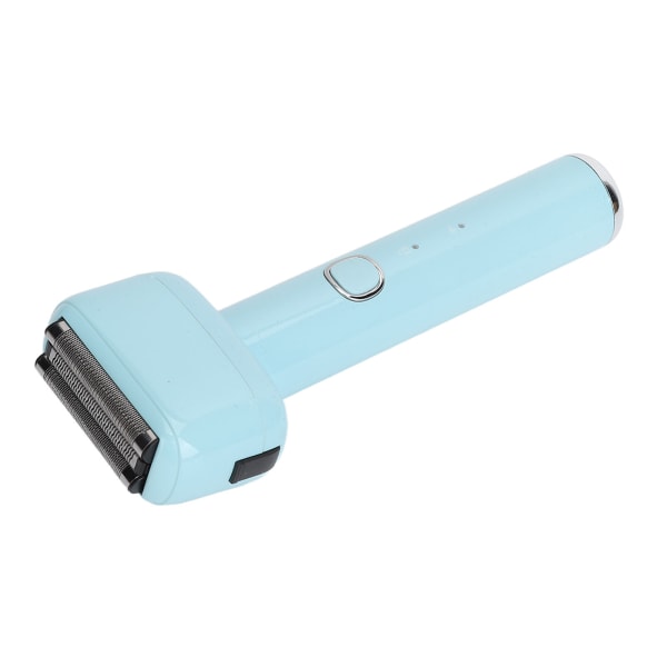 Elektrisk trimmer bærbar oppladbar smart vanntett skjeggpleiesett med rengjøringsbørste for menn blå
