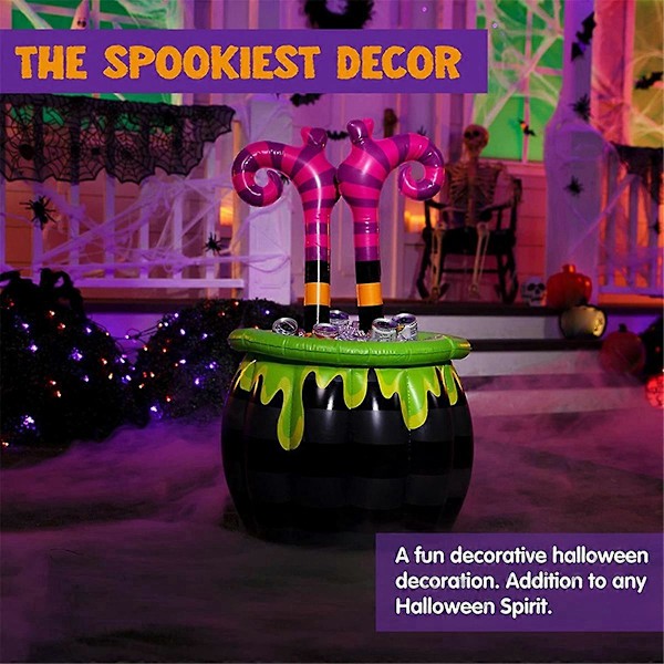 Halloween Uppblåsbara Produkter Ishink Pumpalykta Dekoration