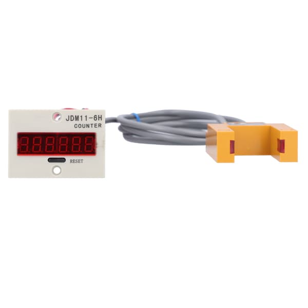 BERM Digital Display Counter Elektronisk Industriell Sensor Automatisk Induktion BEM‑6H‑30E4‑CTDC12-24V