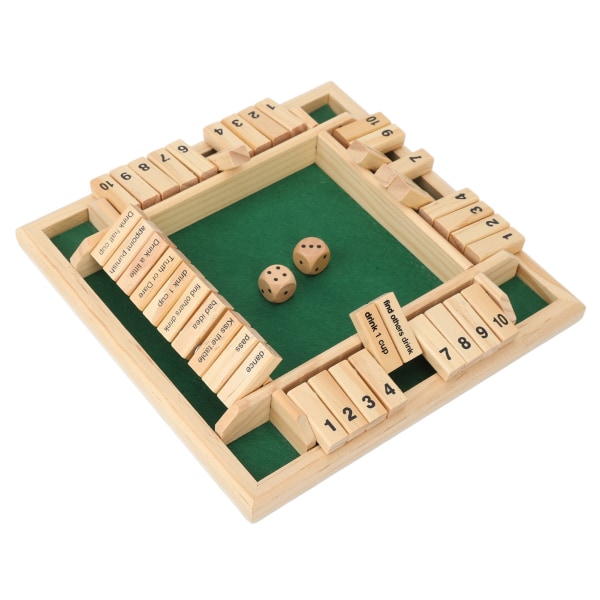 Shut The Box Tärningsspel Förhindra senil demens Spelrekvisita Fritidsbrädtärningsspel