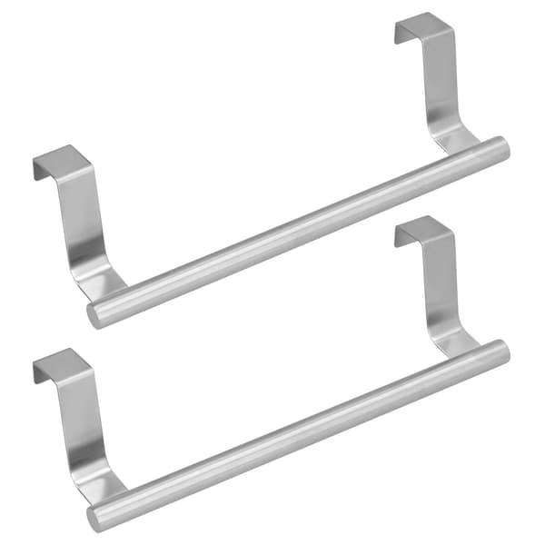 2 stk. håndklestativ i rustfritt stål uten boring, baderomshenger for hjem, hotell, leilighet 36 cm