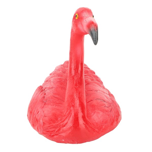 Flamingo Dekorationer Flytande Flamingo Prydnader för Fiskdamm Fisk Tank Bakgård Uteplats Gräsmatta Liten Röd Huvud Upp Flamingo