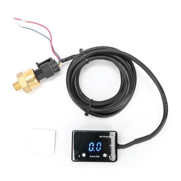 1/8 tommers NPT Bil Oljetrykk Måler System Tester 0-120PSI Digital Måler med Sensor Blått Lys