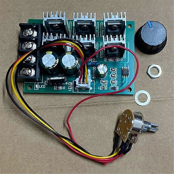 Motorvarvtalsregulator 12V 24V 36V 48V Högeffekts Drivmodul