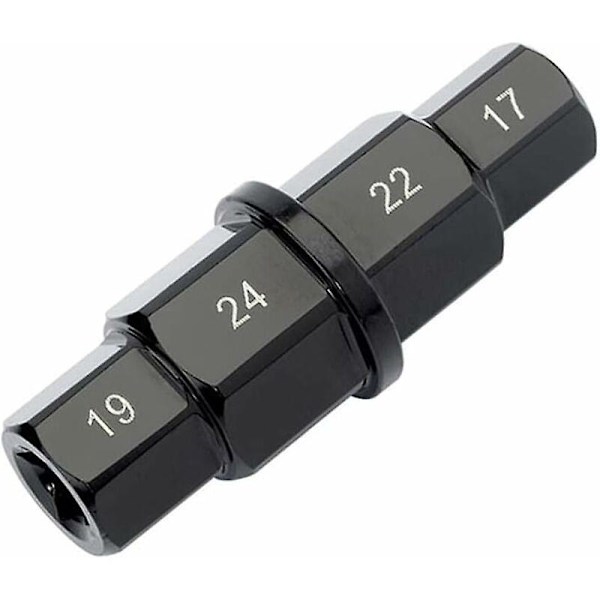 Moottoripyörän kuusiokoloakselityökalu, 17 mm 19 mm 22 mm 24 mm moottoripyörän etupyörän purkamiseen tai kokoamiseen, hylsyavain Honda, Kawasaki, Suzuki, Yama