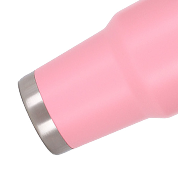 30oz Bilisolering Kopp Rosa Rostfritt Stål Bärbar Plastsprayning Isolerad Mugg för Utomhus