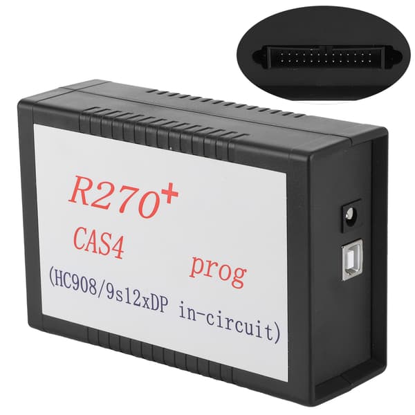 R270+ V1.20 CAS4 BDM Auto Programmer Professionelt Bil Diagnostisk Værktøj US Stik 110V-240V