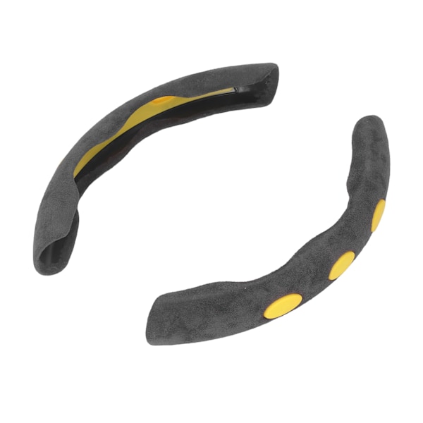 Deksel for ratt i semsket skinn - erstatning for Ford Fiesta Mondeo Black
