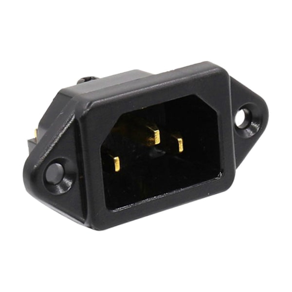250V 15A Panelmonterad Kontaktadapter Tillbehör 5.1 x 2.4 x 2.8cm Strömkontakt