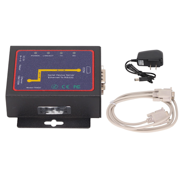 RS232-RJ45-muunnin 10/100M datanopeudella 300 bps - 230400 bps -10℃ - 55℃ IP210-piirisarjalla Windows-järjestelmille