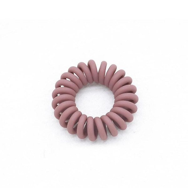 30 stk. Spiral Hårstrikk uten Merker Matte Hestehaleholdere Plastspiraler for Kvinner og Jenter