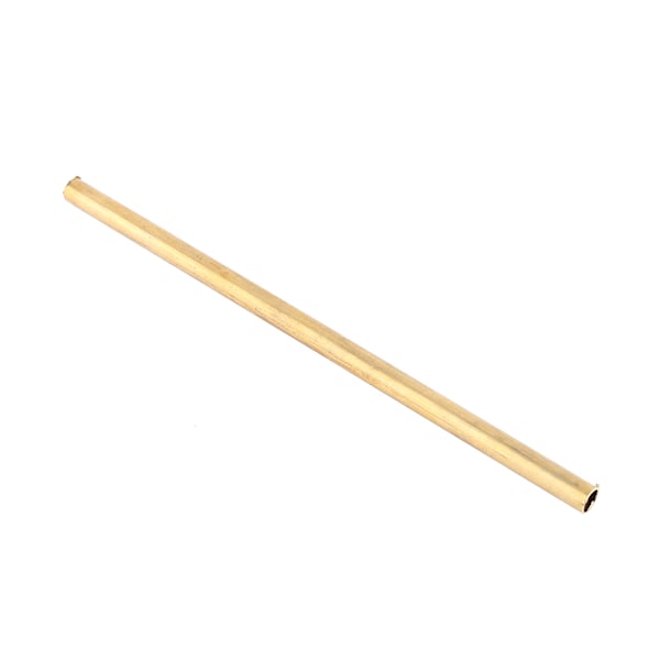 Rör i mässing, rund ytterdiameter 8 mm, längd 200 mm, vägg 0,5 mm