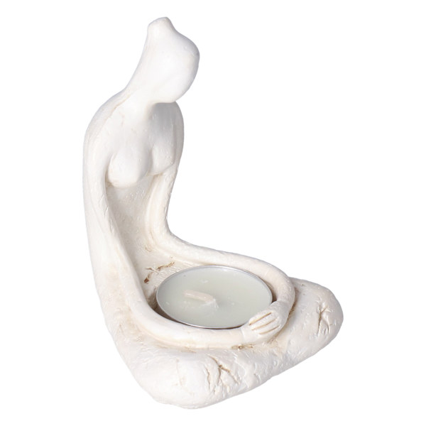 Yoga Figurine Unikt Design Dobbelt Funktion Holdbar Robust Praktisk Engel Figurine til Hjem Tearoom Yoga RoomSCS- RC007-B1