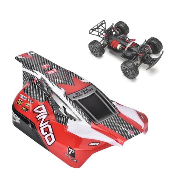 Standard 1/16 skala terrängkaross RC bildel för REMO (Röd D5602)