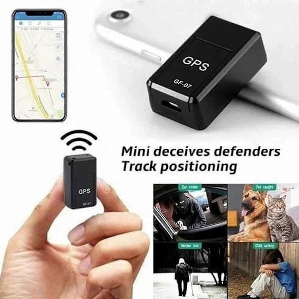 Mini Magnetisk GPS-tracker för fordon och objekt. Realtidsspårning med SIM-kort. -JRCL