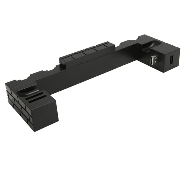 for Switch Ladestasjon Sikkerhetsbeskyttelse Kontrollerlader Dokkingstasjon for Joycon Lader Opptil 4 stk for Switch OLED Svart