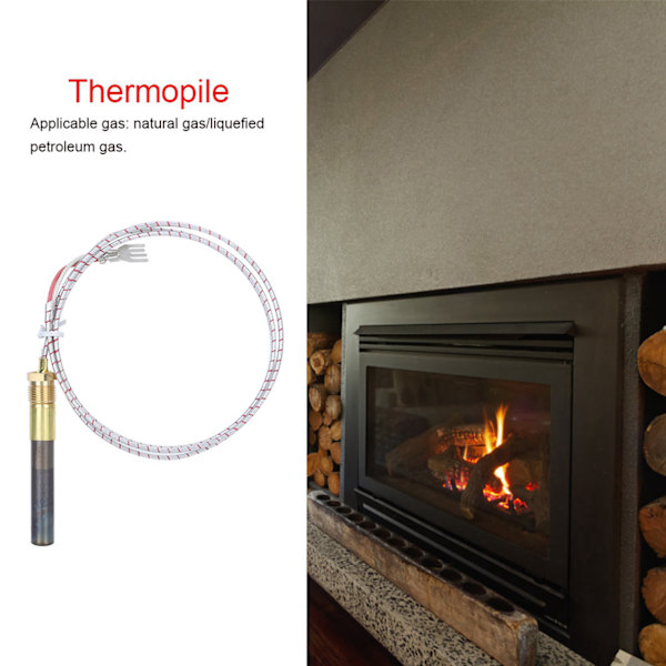 36\" Termopile Generator Høy Kvalitet Gasspeis Ovn Varmer Termopile Tilbehør