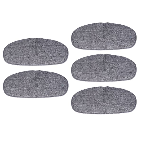 5 STK Dampmoppklut Ultrafine Mikrofiber Moppputer Erstatningstilbehør Passer til Leifheit CleanTenso