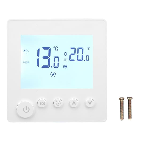 Digital Termostat LCD-display Timing Programmerbar Temperaturregulator AC 90-240V til Opvarmning 3A Vandopvarmning
