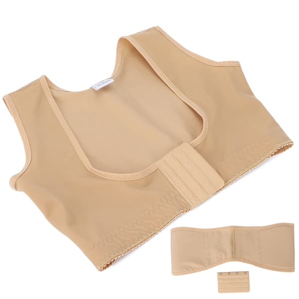 Bryststøtte Shapewear Brystforstørrelse Støttebånd Vikle Stabilisator (Hudfarve)M