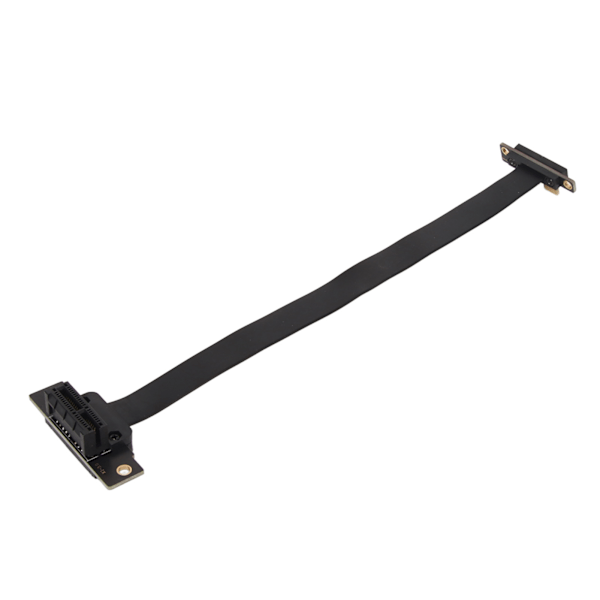 PCIE 3.0 1X forlængerkabel dobbelt 90 graders vinkelret PCIE 3.0 1X stigerkort adapter båndforlænger 10cm / 3.9in