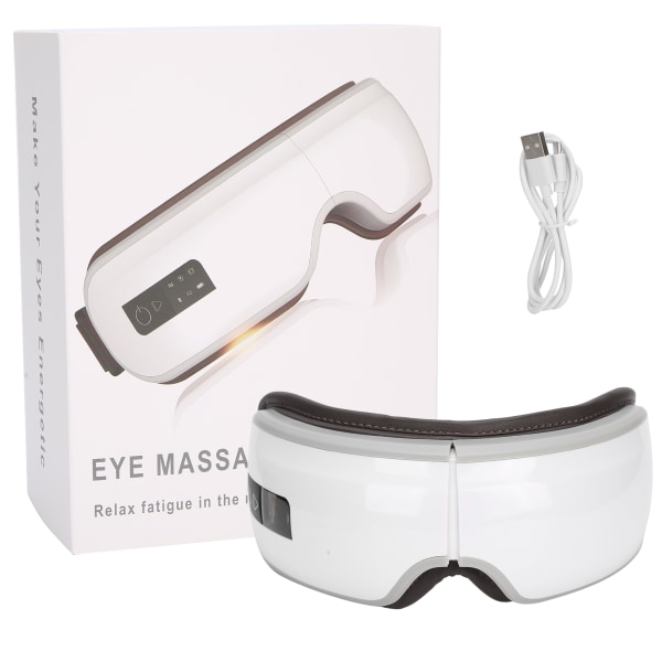Elektrisk Eye Massager Lufttryk Bærbar Opvarmning Komprimer Bluetooth Eye Care Device