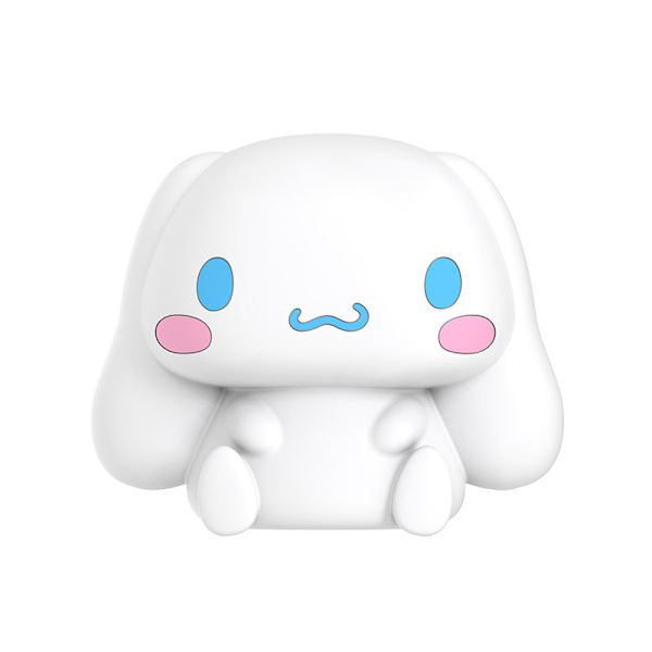 Cinnamoroll Mini Natlampe Sød Tegneserie Tryk Kontrol Øjne Beskyttelse Blød Belysning Silikone Børneværelse Lys