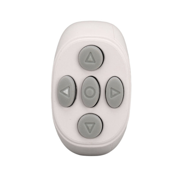 Smart Ring Controller Bluetooth 5.3 Trådløs Fjernbetjening Sidevender til Tik Tok Elektronisk Bog Hvid
