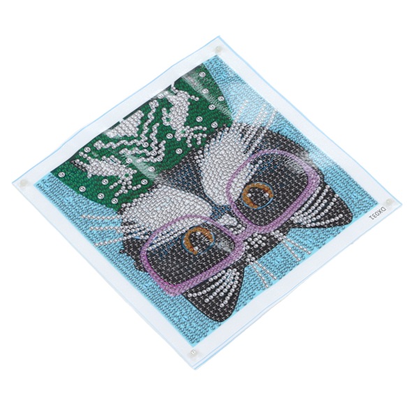 Rhinestone-maalauksen sarja, moderni kaunis kissakuvio, vedenpitävä, yksinkertainen käyttö, DIY 5D-maalaustaide