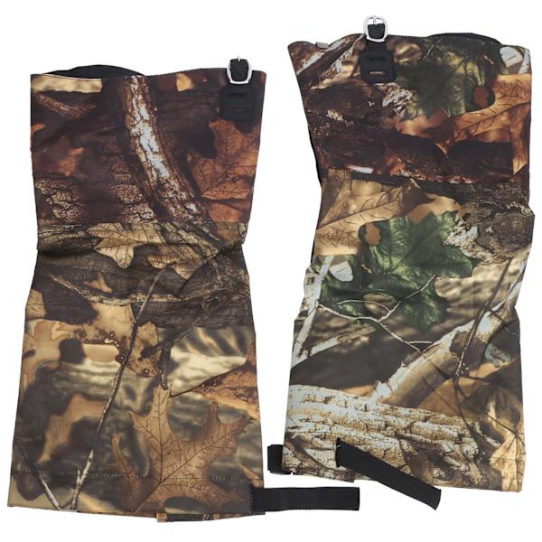 2 st/set Utomhus Vattentäta Snödamasker Kamouflage Höga Leggingskydd Stövlar för CampingTorkade Löv Kamouflage (XL)