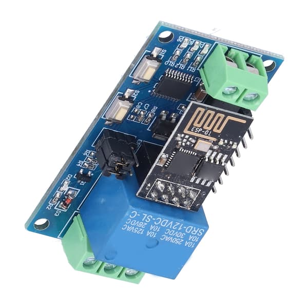 1-vejs relæmodul 2 arbejdstilstande ESP‑01 WiFi-relæmoduler til smart home-telefon
