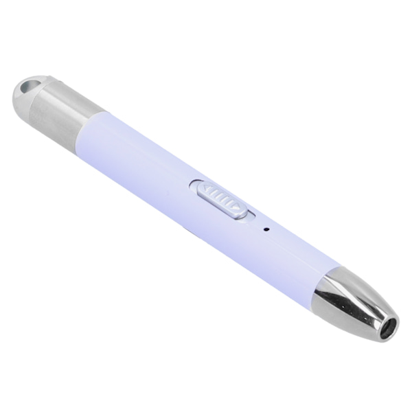 Diamantmaleri Pen Belysning USB Genopladelig DIY CrossStitch Håndværk Værktøjer 6Pcs Spids (Taro Lilla)
