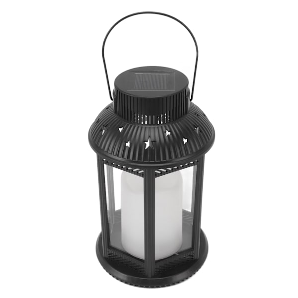 Solcellslykta för trädgård, utomhus, hängande lampa, dekorativ stjärna, solcellslykta, LED-solcellslykta för gård, bord, gångväg