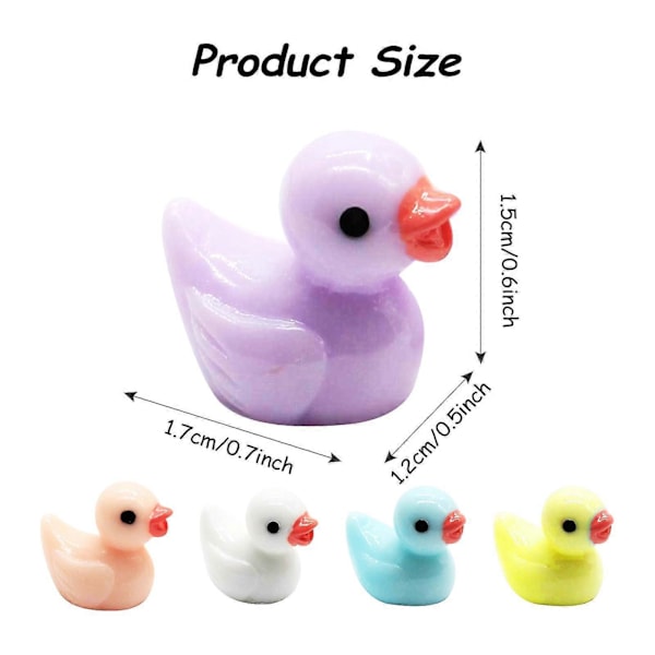 100 stk. Mini Resin And Miniature And Figurer Mikro Eventyrhave Landskab