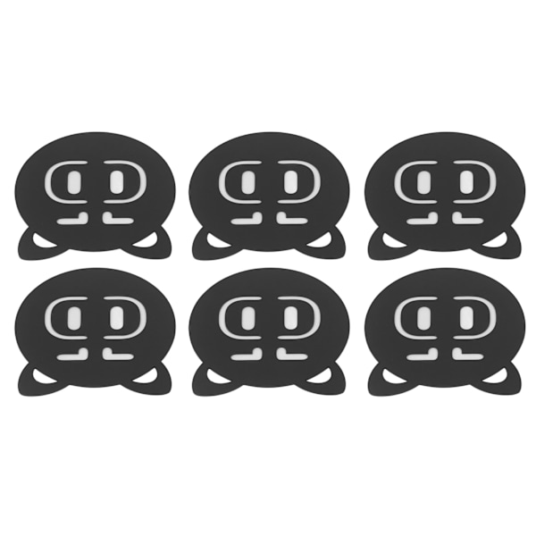 6 stk koppunderlag i metall, tykkere, forhindrer skålding, tegneseriefigur, isolert underlag for hjemmekjøkkenbar
