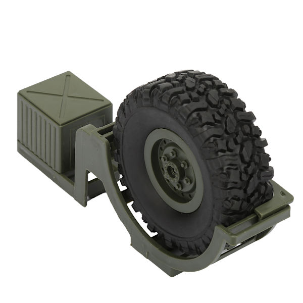 RC-autojen koriste-osat vararengas sopii WPL B36 B-36 B36K B36KIT 1:16 Military RC -kuorma-autolle/autolle