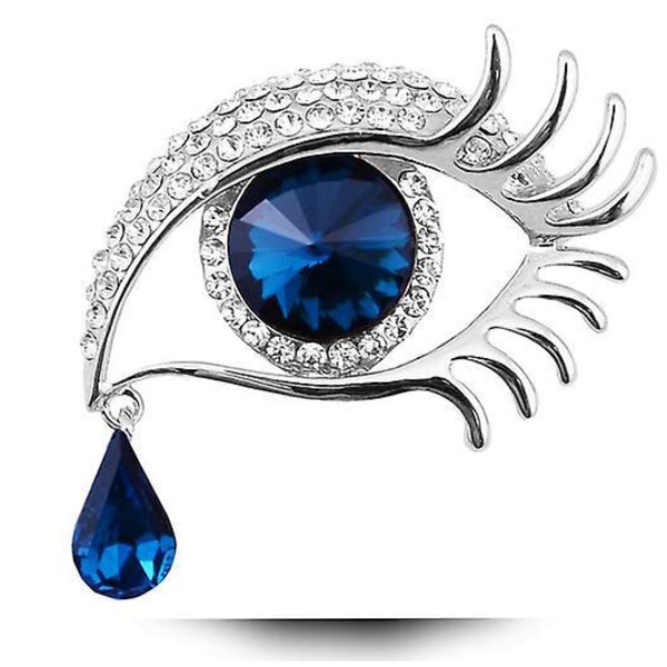 Angel Tear Rhinestone Brosje - Høy Kvalitet Sjal Klips for Kvinner