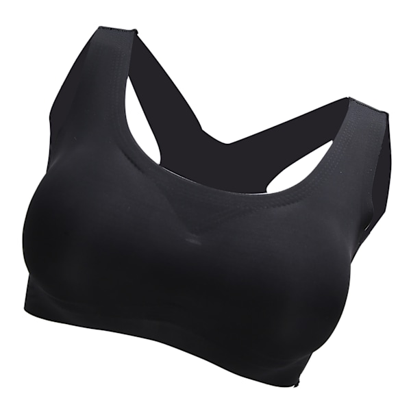 Kvinder Undertøj Push Up Breast Holder tilbage Holdning Korrektion Forreste Spænde BraL Sort
