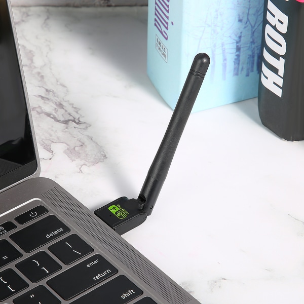 Ilmainen USB2.0 WiFi Langaton sovitin Verkkokortti Antenni Wi-Fi-vastaanotin 150Mbps