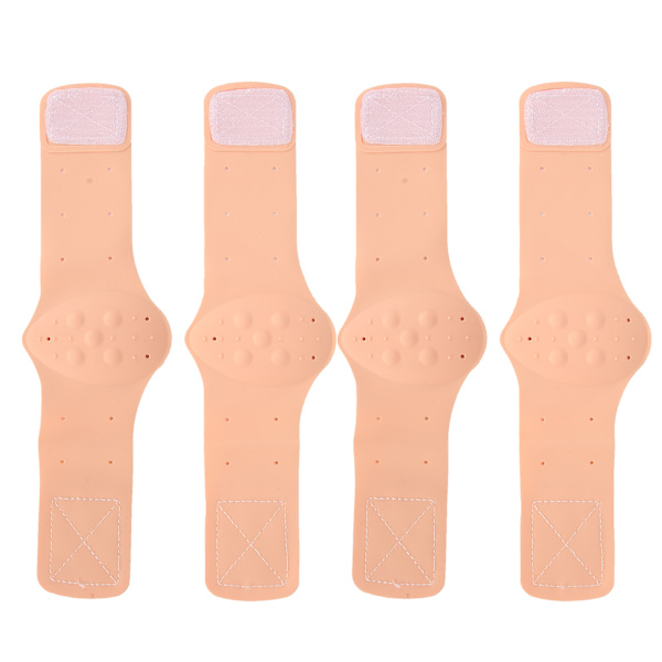 2 par Arch Pad självhäftande stöd Silikon innersula Elastisk platt fotvårdsmaterial Ljusare upp hudfärg