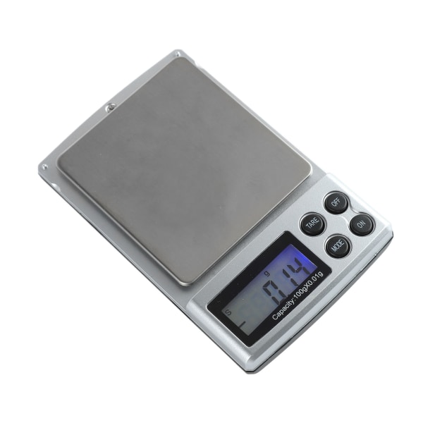 Digitaalinen taskuvaaka, korkea tarkkuus 100 g/0,01 g, minidigitaalinen taskuvaaka keittiömausteille, kultakoruille
