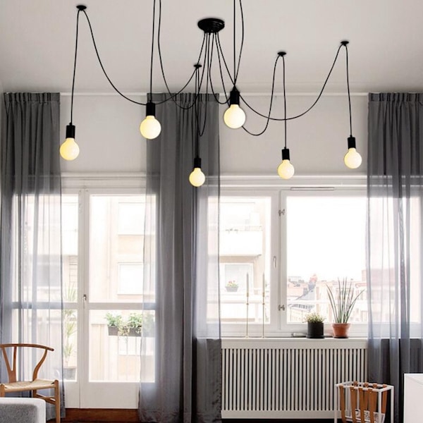 E27 110-220V LED pendel Simpel moderne lampe til hjemmet Cafe Bar Gang