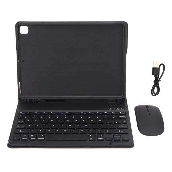 Tablettaske med magnetisk tastatur til IOS Tablet Air2 9,7 tommer til IOS Tablet Pro 9,7 tommer til IOS Tablet 9,7 tommer 2017 2018 Tablet Sort