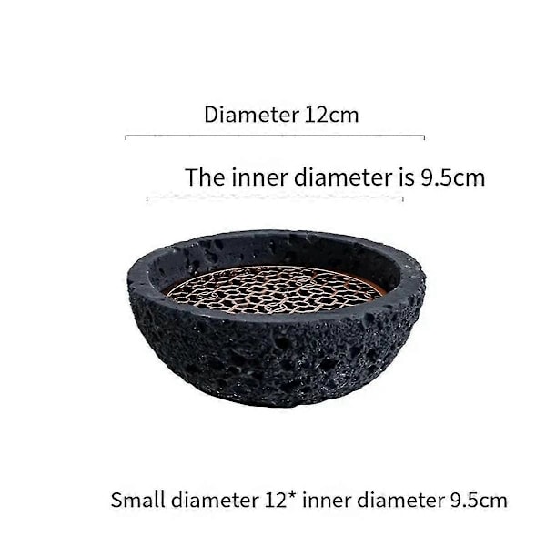 Japansk Planet Vulkansk Sten Kunstnerisk Fad Pendul Seafood Sushi Sashimi Isplade Røgplade, 1