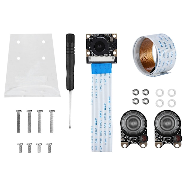 Nattvisionskameramodul Kamerobjektivsats för Raspberry Pi 3B+/3B/2B/B+/ZERO 1.3/ZERO W