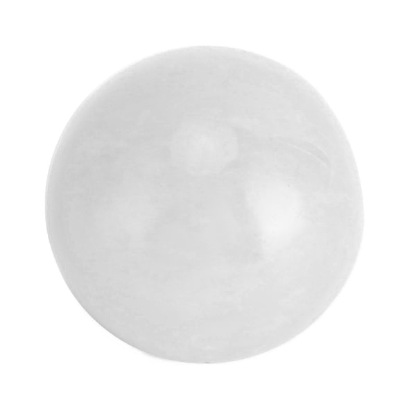 Chakra Rund Perle DIY Glat Yoga Meditation Energi Healing Perle Sten Tilbehør til smykkefremstilling Hvid kunstig krystal