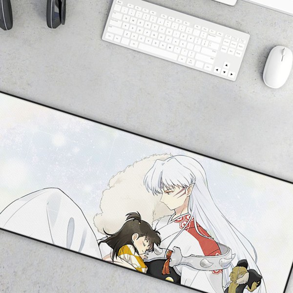 Stor Anime-tema Udvidet Gaming Musemåtte med Fine Syede Kanter til Spil Kontor Hjem [CMP557] Ca. 75x40cm / 29.5x15.7in