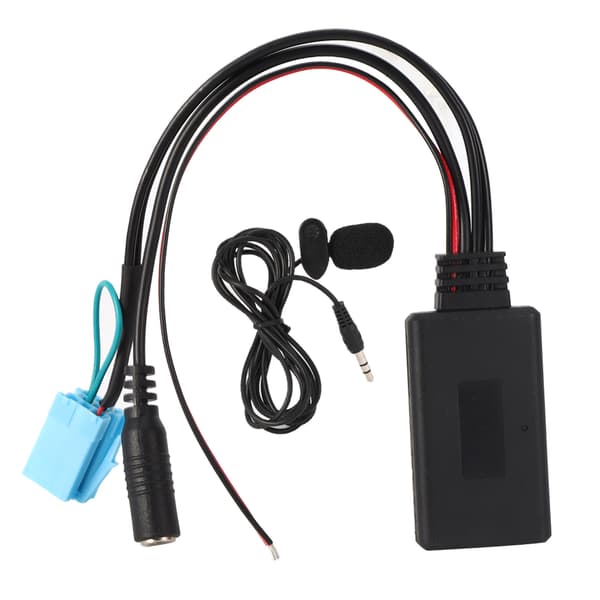 8-pinners Bluetooth AUX IN-kabeladapter med mikrofon håndfri samtale, passer til Smart Fortwo 450