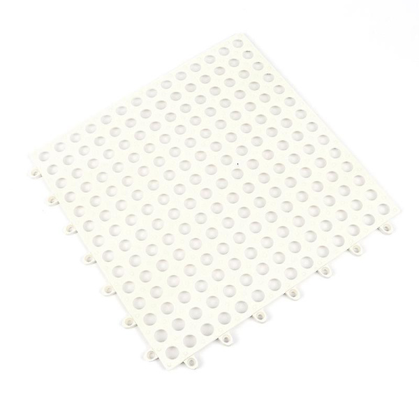 6-delad set vita 30x30 cm PVC Anti-Slip Splicing Badrums- och Köksmattor