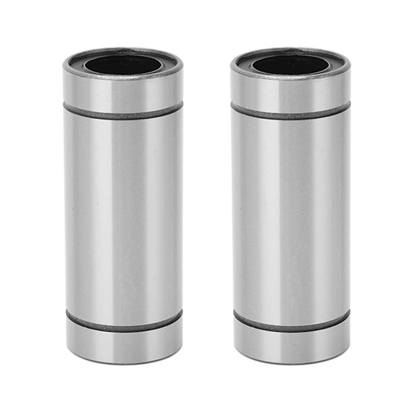 2 kpl lineaarinen liikelaakeri teräs 20 mm sisähalkaisija 32 mm ulkohalkaisija 80 mm pituus LM20LUU konelaitteille